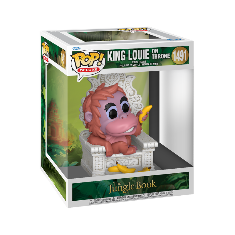 Funko Pop Deluxe - Disney - The Jungle Book - King Louie On Throne