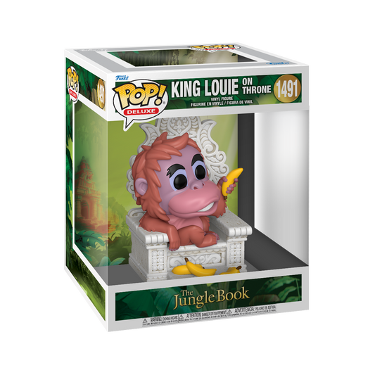 Funko Pop Deluxe - Disney - The Jungle Book - King Louie On Throne