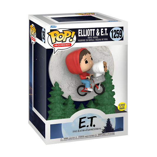 Funko Pop Moment - E.T. - Elliott & E.T (GITD)