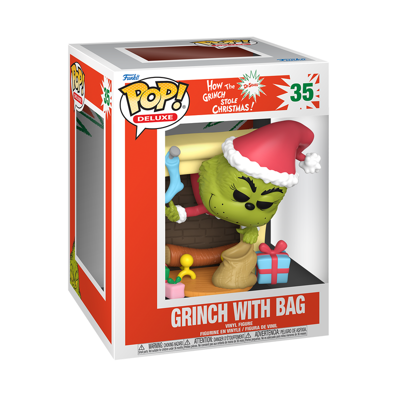 Funko Pop Deluxe - How The Grinch Stole Christmas - Grinch with Bag