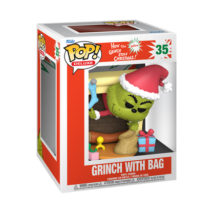 Funko Pop Deluxe - How The Grinch Stole Christmas - Grinch with Bag