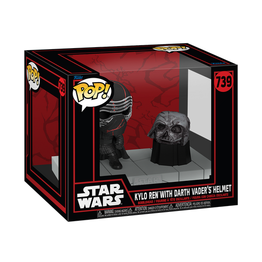 Funko Pop Deluxe - Star Wars - Kylo Ren With Darth Vader's Helmet