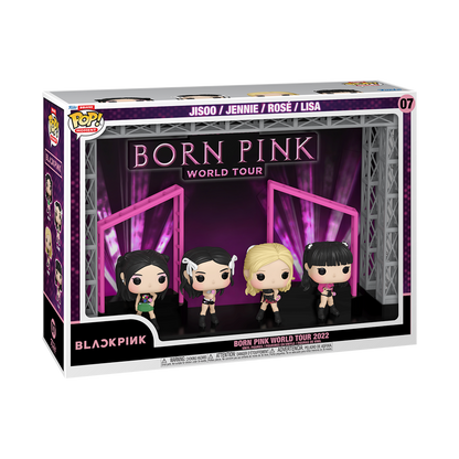 Funko Pop Moment Deluxe - BlackPink - Born PinkWorld Tour 2022 - Jissoo, Jennnie, Rosé and Lisa