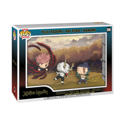 Funko Pop Moment Deluxe - Jujutsu Kaisen - Itadori & Todo vs Hanami