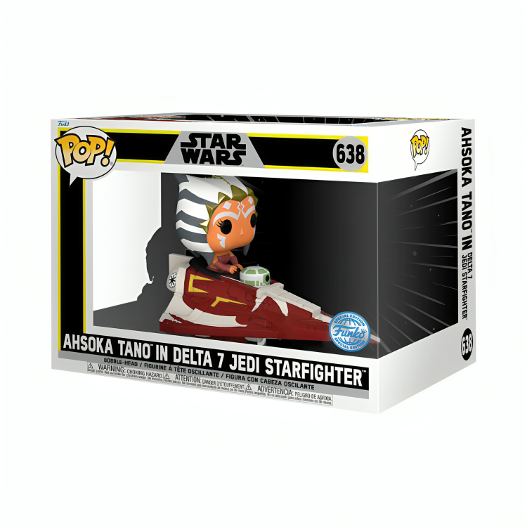 Funko Pop Rides - Star Wars - Ahsoka Tano In Delta 7 Jedi Starfighter (Special Edition)