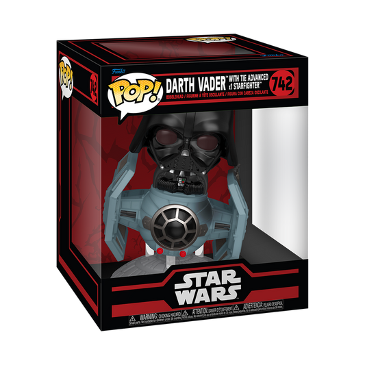 Funko Pop Rides - Star Wars - Darth Vader With Tie Advanced X1 Starfighter