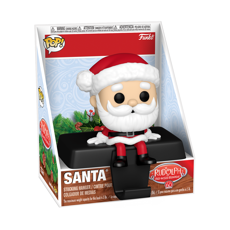 Funko Pop Stocking Hanger - Rudolph The Red-Nosed Reindeer - Santa