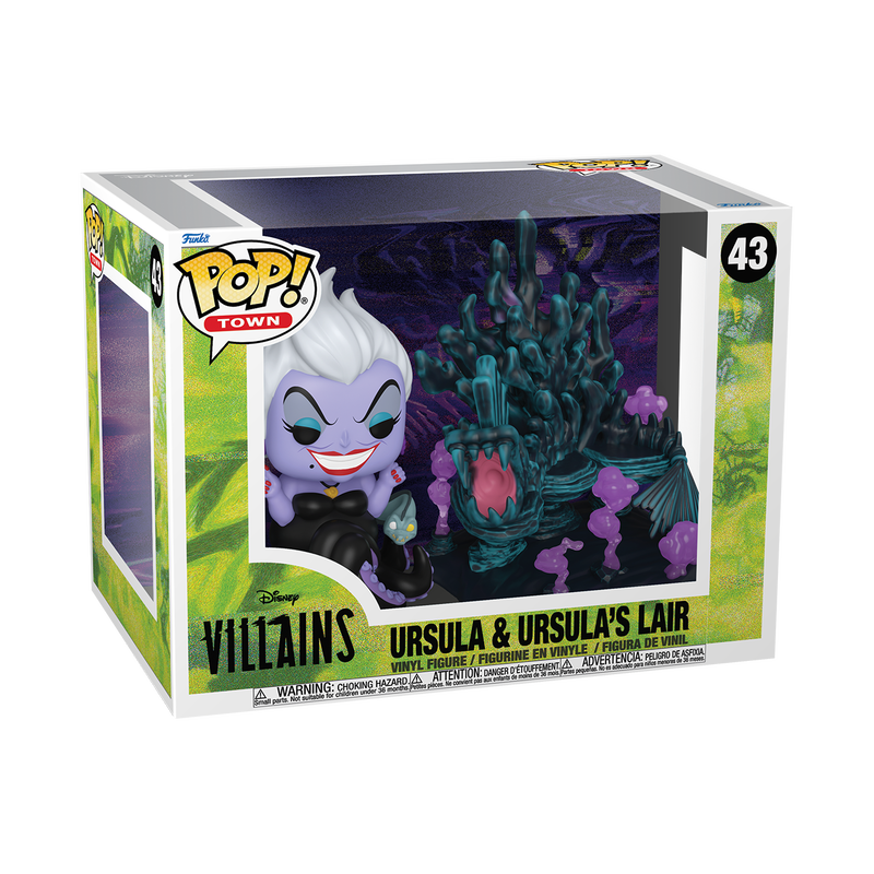 Funko Pop Town - Disney - Villains - Ursula & Ursula's Lair