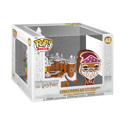 Funko Pop Town - Harry Potter - Gingerbread Albus Dumbledore and Hogwarts