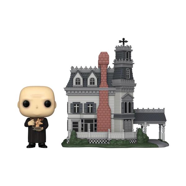 Funko Pop Town - The Addams Family - Uncle Fester & Addams Family Mansion