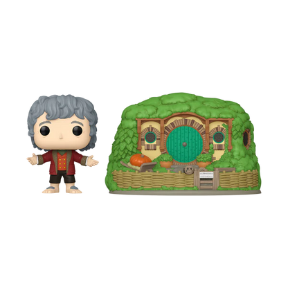 Funko Pop Town - The Lord Of The Rings - Bilbo Baggins With Bag-End