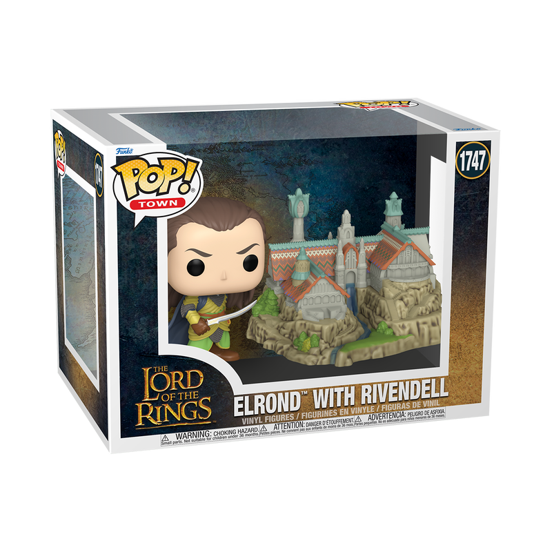 Funko Pop Town - The Lord of the Rings - Elrond with Rivendell