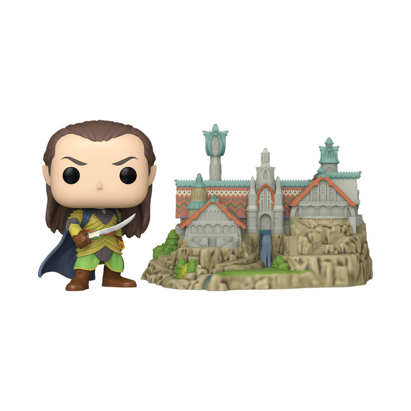 Funko Pop Town - The Lord of the Rings - Elrond with Rivendell