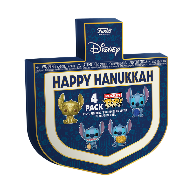 Funko Pocket Pop - Disney - Lilo & Stitch - Happy Hanukkah - Stitch (4-Pack)