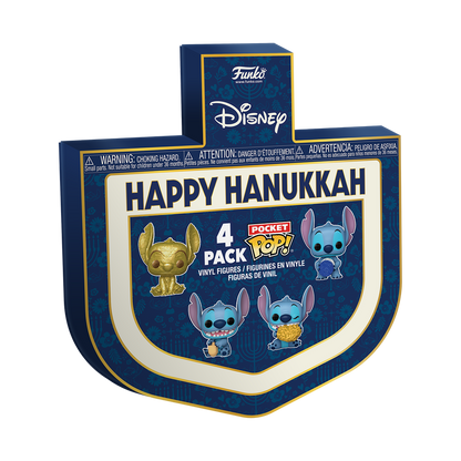 Funko Pocket Pop - Disney - Lilo & Stitch - Happy Hanukkah - Stitch (4-Pack)