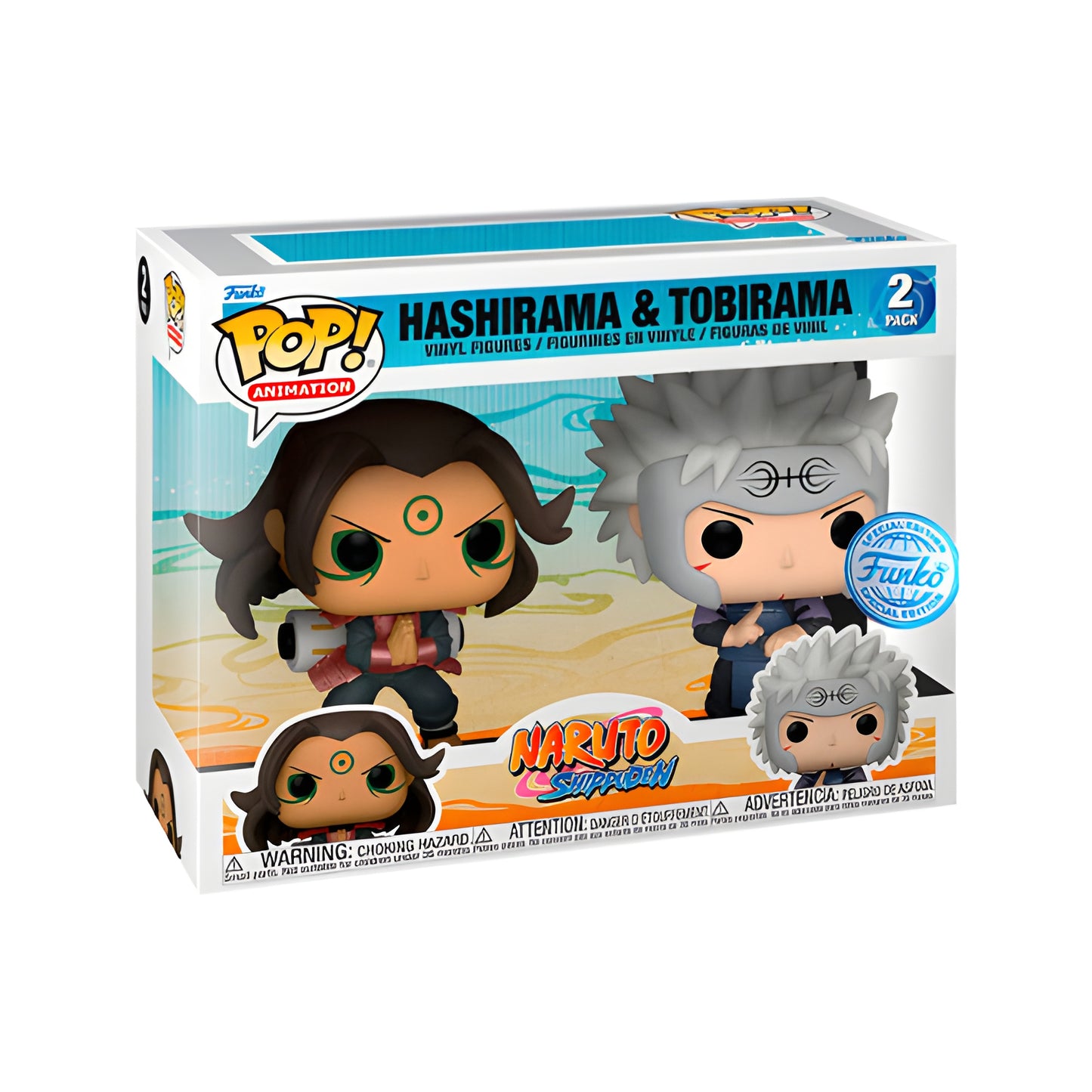 *Por encomenda* Funko Pop - Naruto Shippuden - Hashirama & Tobirama 2 Pack