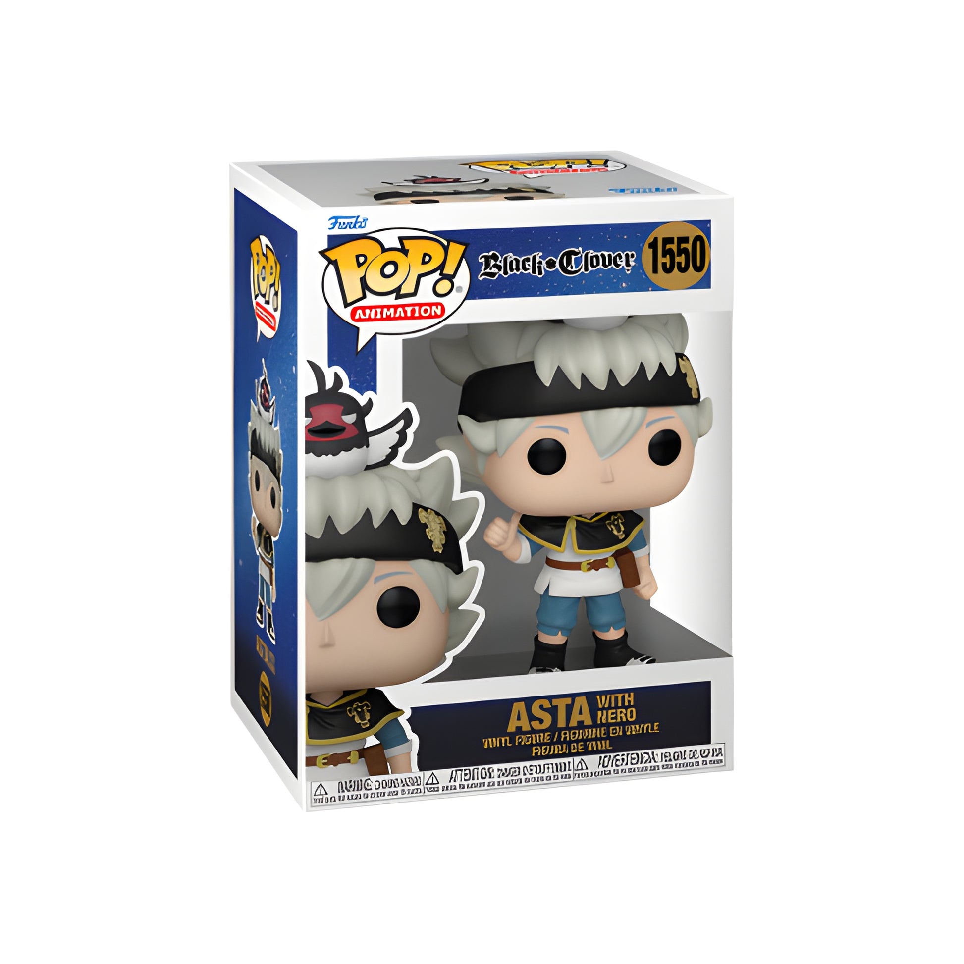 *Pré-Reserva* Funko Pop - Black Clover - Asta with Nero