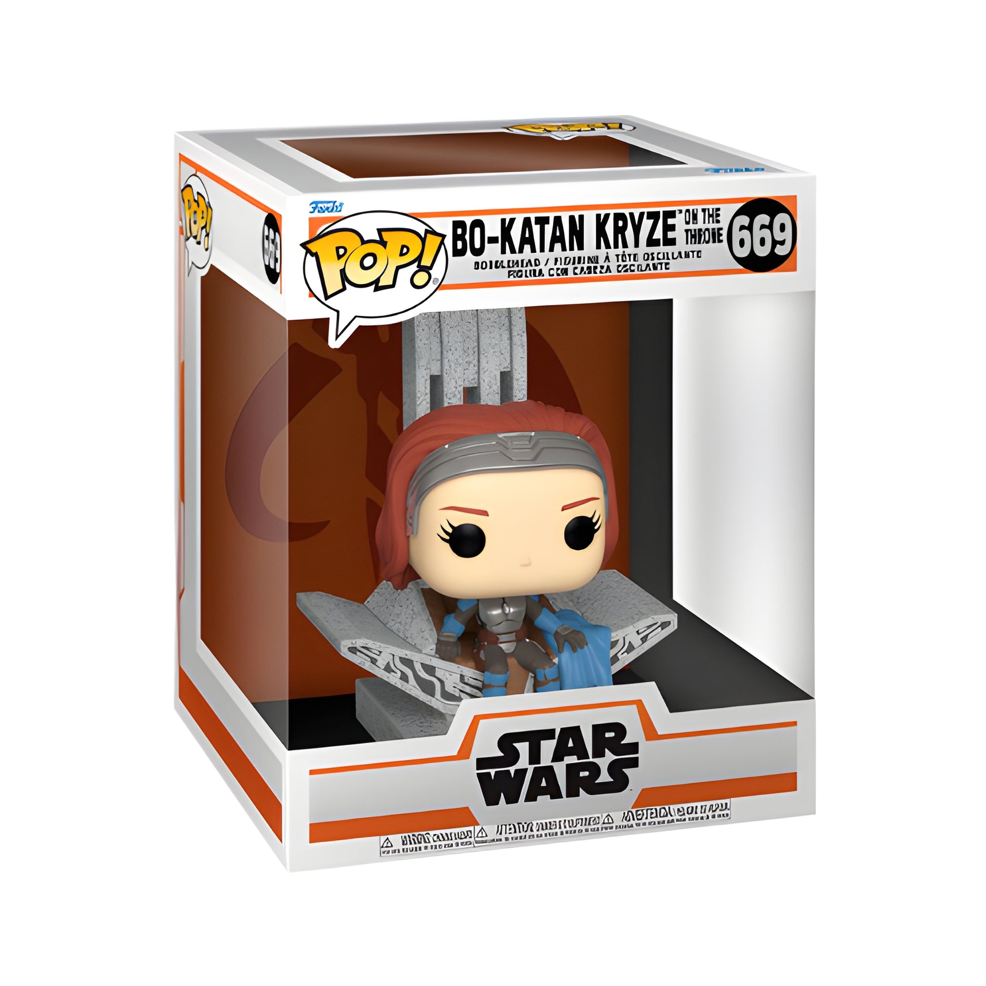 *Pré-Reserva* Funko Pop Deluxe- Star Wars - Mandalorian 9 - Bo-Katan Kryze on the Throne