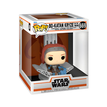 *Pré-Reserva* Funko Pop Deluxe- Star Wars - Mandalorian 9 - Bo-Katan Kryze on the Throne