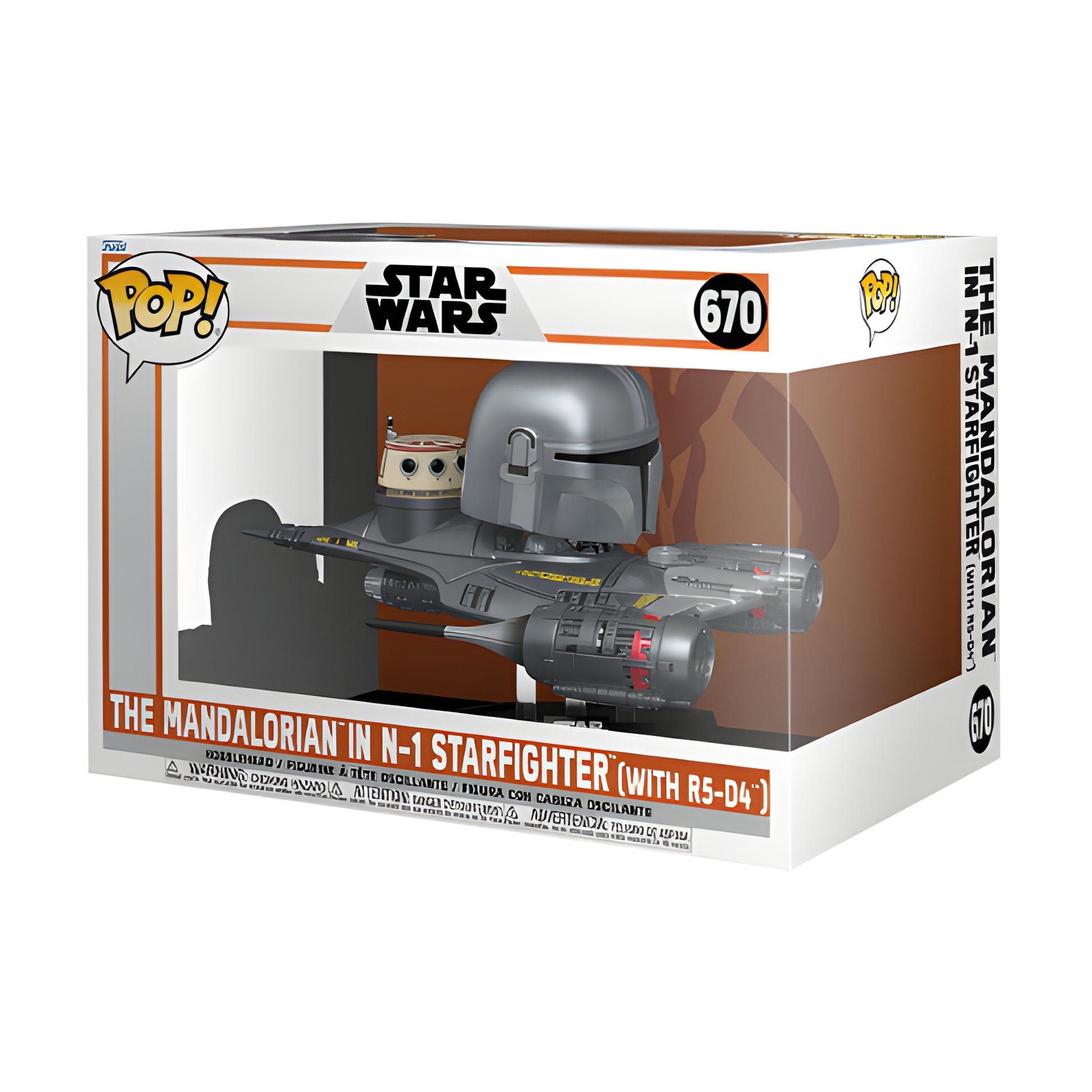 *Pré-Reserva* Funko Pop Rider Deluxe - Star Wars - Mandalorian 9 - The Mandalorian in N-1 Starfighter