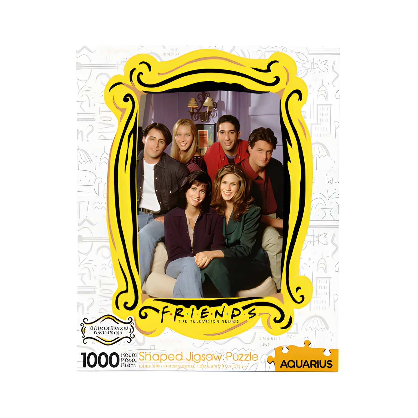 Puzzle 1000 peças - Friends - Apartment Diecut