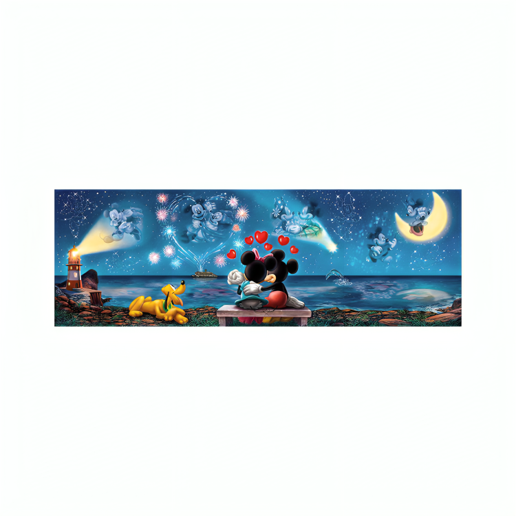 Puzzle de 1000 peças - Disney - Mickey and Minnie 