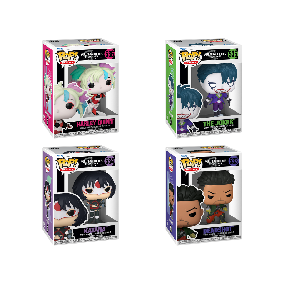 Wave Funko Pops - DC - Suicide Squad Isekai