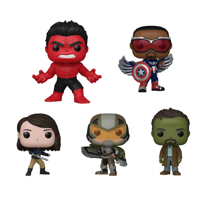 Wave Funko Pops - Marvel - Captain America - Brave New World