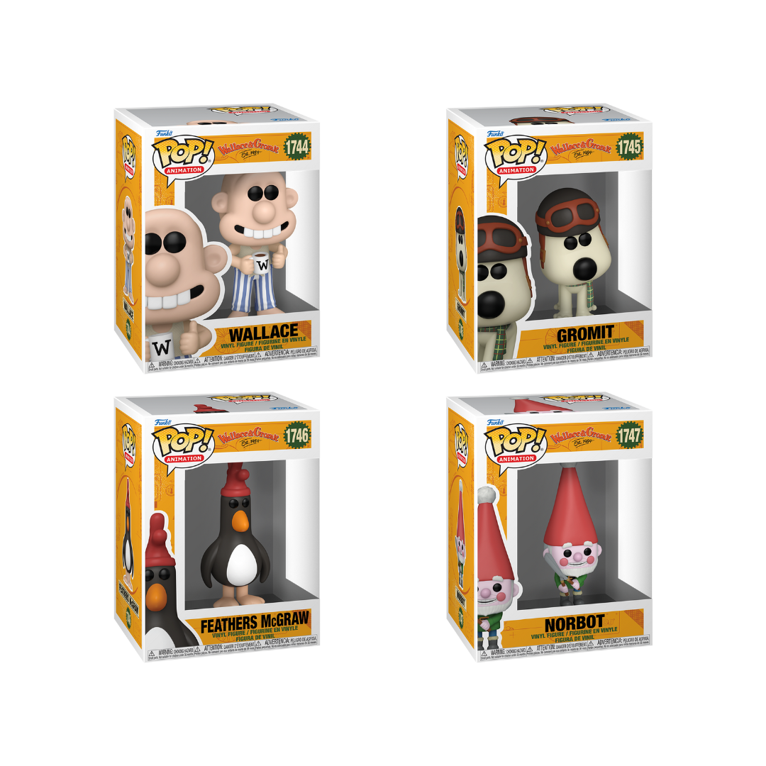  Wave Funko Pops - Wallace & Gromit